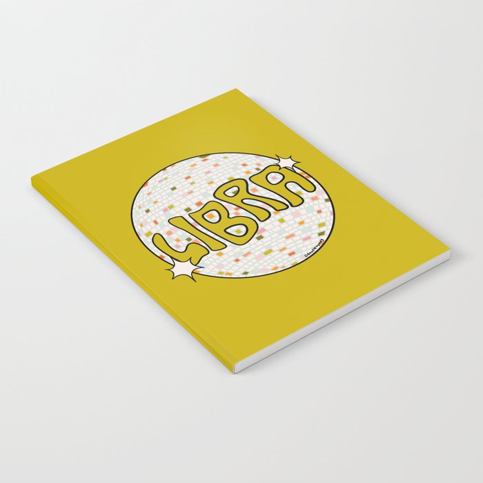 Libra Disco Ball Notebook Gallery Image 2