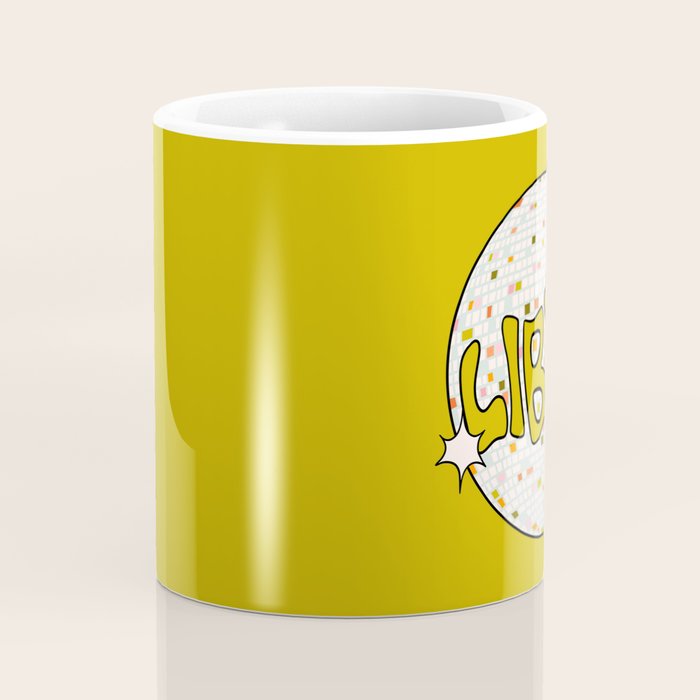 Libra Disco Ball Coffee Mug Gallery Image 4