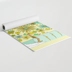 retro daydreams hang 10 florida // retro surf art by surfy birdy Yoga Mat Gallery Image 2