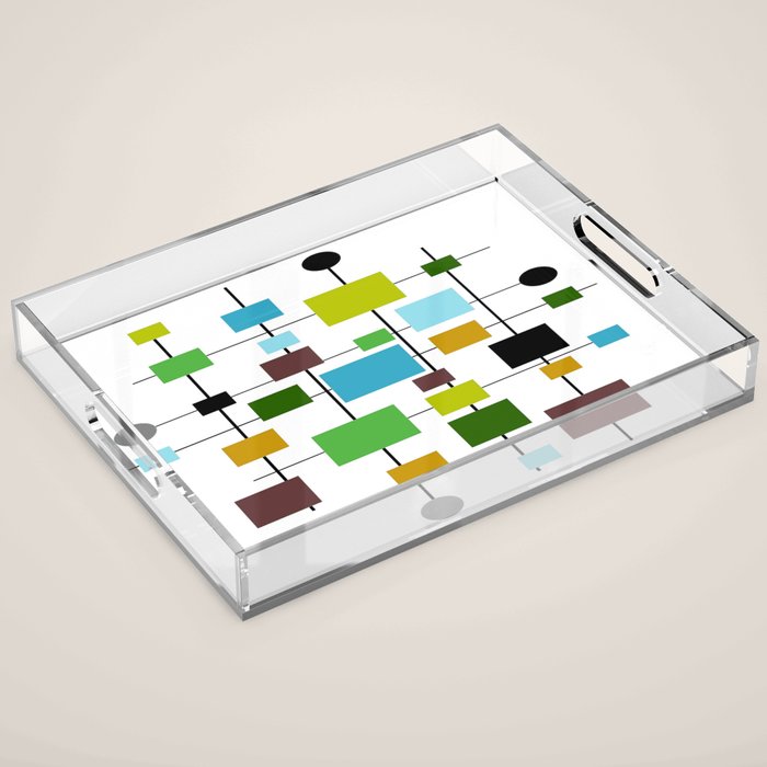 Mid-Century Modern Art 1.3.2 Acrylic Tray Gallery Image 1