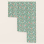 Chinoiserie Aqua Green Pastel Fresco Floral Garden Birds Oriental Botanical Wallpaper Gallery Image 3