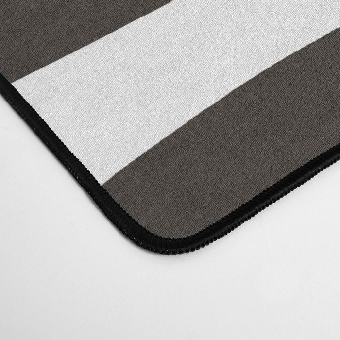 Mid Century Modern Shapes Black And White #society6 #buyart Desk Mat Gallery Image 4