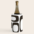 Mid Century Modern Shapes Black And White #society6 #buyart Wine Chiller Gallery Image 3