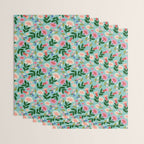 Super Bloom - Bright Floral Pattern Wrapping Paper Gallery Image 3