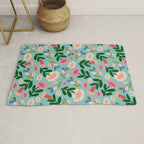 Super Bloom - Bright Floral Pattern Rug Gallery Image 1