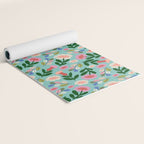 Super Bloom - Bright Floral Pattern Yoga Mat Gallery Image 2