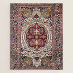 Tehran North Persian Carpet Print Jigsaw Puzzle Gallery Image 1