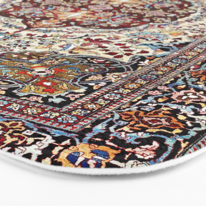 Tehran North Persian Carpet Print Bath Mat Gallery Image 3