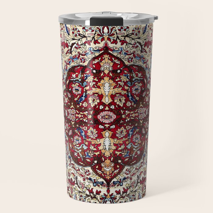 Tehran North Persian Carpet Print Travel Mug Gallery Image 1