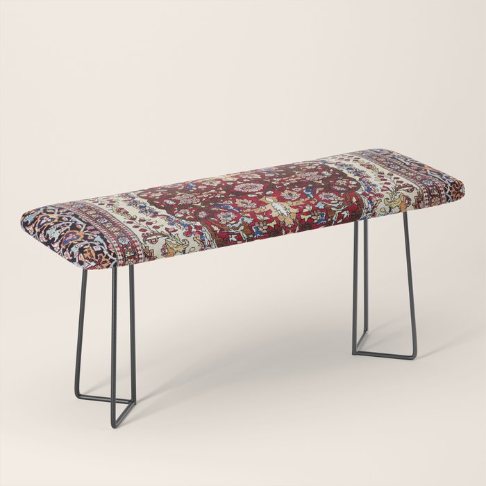 Tehran North Persian Carpet Print Bench Gallery Image 1