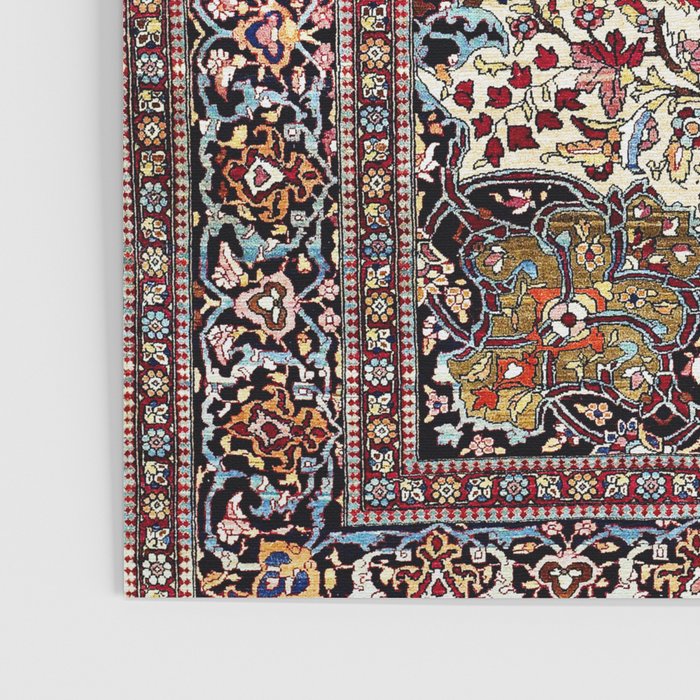 Tehran North Persian Carpet Print Poster Gallery Image 3