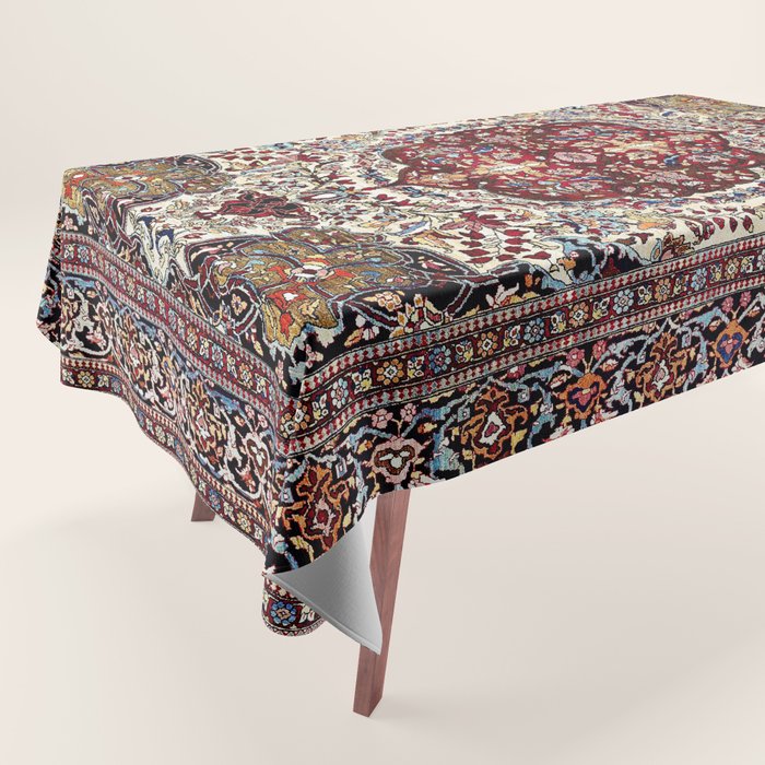 Tehran North Persian Carpet Print Tablecloth Gallery Image 1