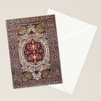 Tehran North Persian Carpet Print Stationery Card Gallery Image 2