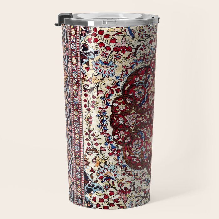 Tehran North Persian Carpet Print Travel Mug Gallery Image 3