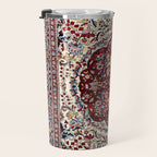 Tehran North Persian Carpet Print Travel Mug Gallery Image 3
