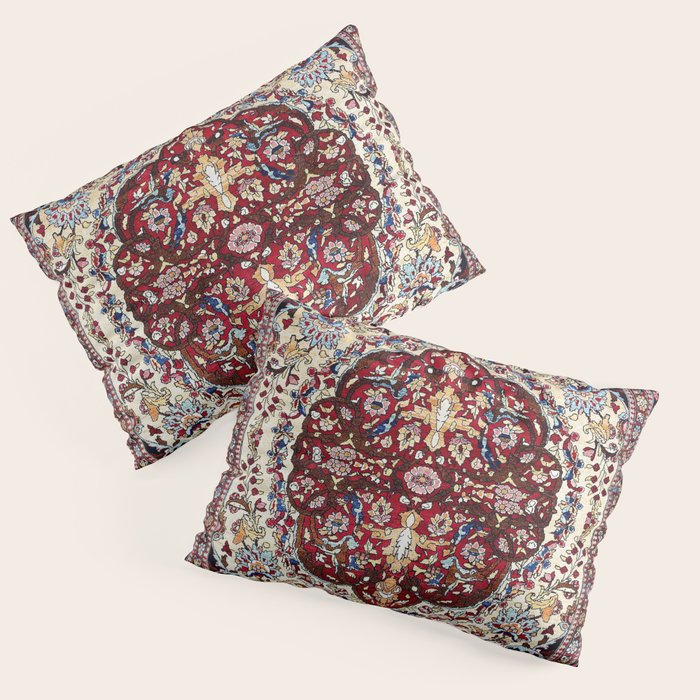 Tehran North Persian Carpet Print Pillow Sham Gallery Image 1