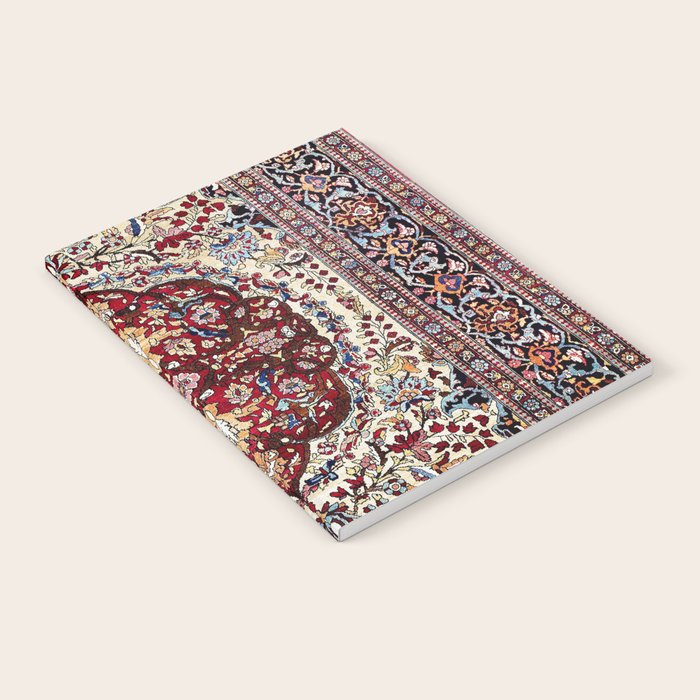 Tehran North Persian Carpet Print Notebook Gallery Image 2