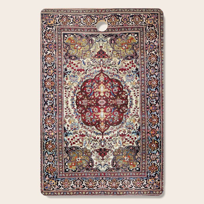 Tehran North Persian Carpet Print Cutting Board Gallery Image 1