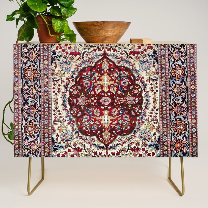 Tehran North Persian Carpet Print Credenza Gallery Image 1