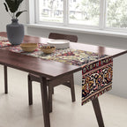 Tehran North Persian Carpet Print Table Runner Gallery Image 2