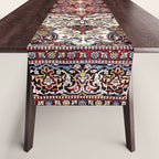 Tehran North Persian Carpet Print Table Runner Gallery Image 1