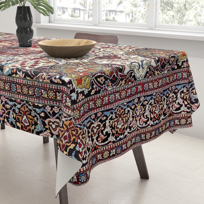 Tehran North Persian Carpet Print Tablecloth Gallery Image 3