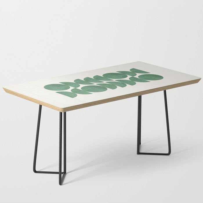 Green Retro Scandinavian - Mid Century Modern Coffee Table Gallery Image 1