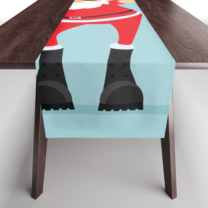 Dabbing Santa I Sleigh Table Runner Gallery Image 1