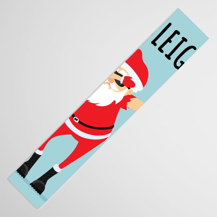 Dabbing Santa I Sleigh Table Runner Gallery Image 3