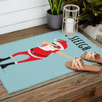 Dabbing Santa I Sleigh Outdoor Rug Gallery Image 2