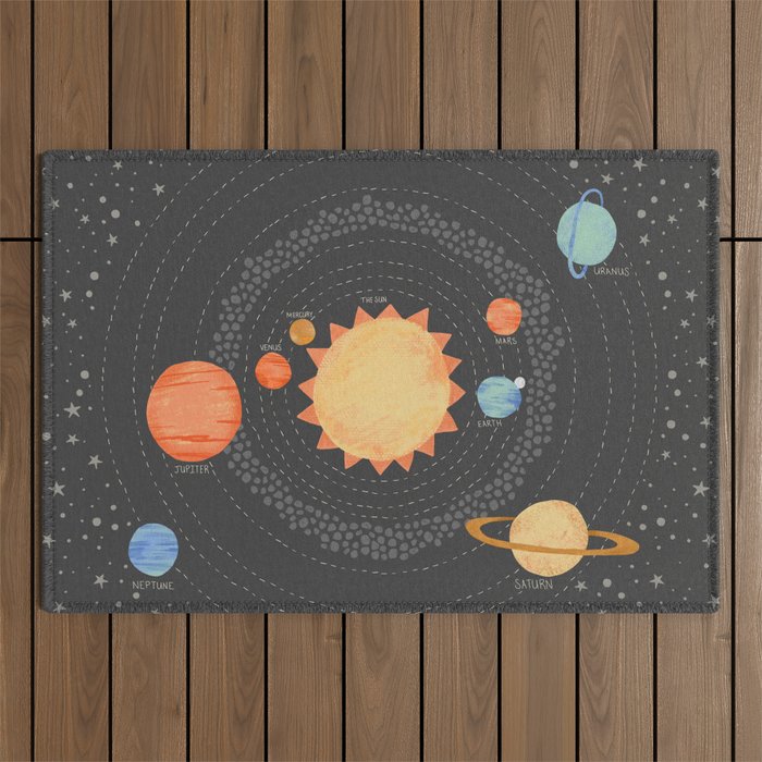 Our Solar System Outdoor Rug Gallery Image 1