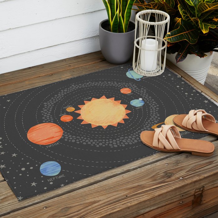 Our Solar System Outdoor Rug Gallery Image 2