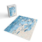 Piping Plovers in the Surf Watercolor Jigsaw Puzzle Gallery Image 2