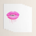 Pink lips Wrapping Paper Gallery Image 3