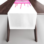 Pink lips Table Runner Gallery Image 1