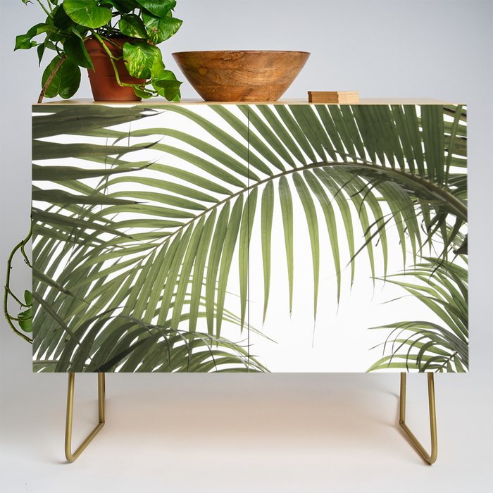 Palm Leaves Photo 01 Credenza Gallery Image 1