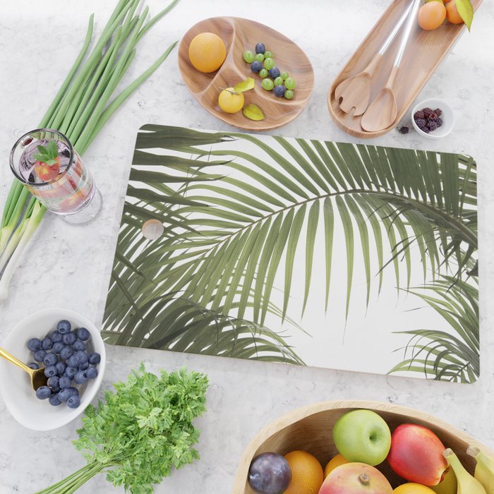 Palm Leaves Photo 01 Cutting Board Gallery Image 2