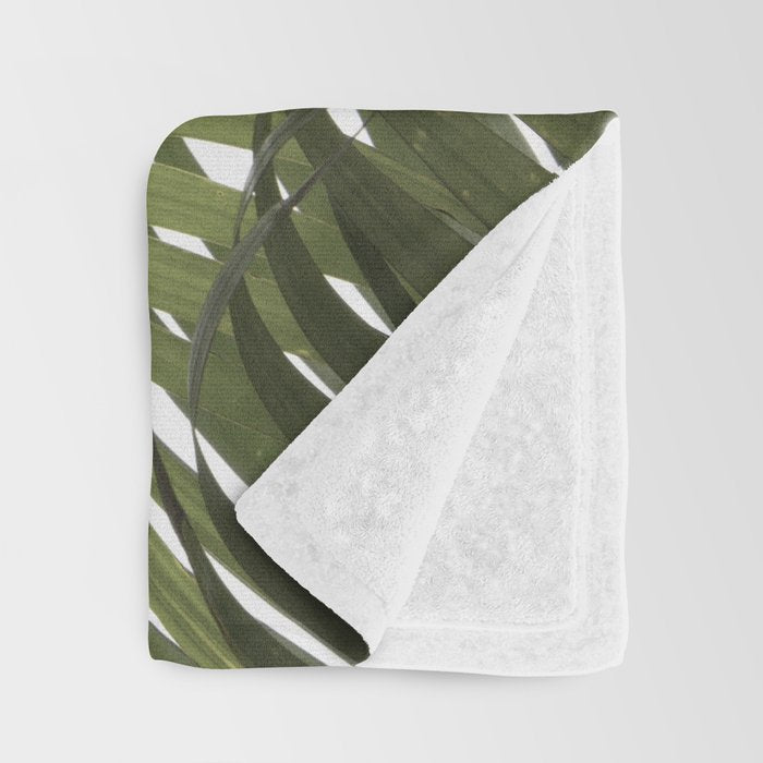 Palm Leaves Photo 01 Throw Blanket Gallery Image 3