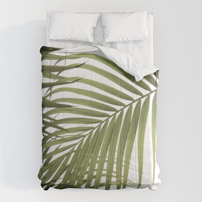 Palm Leaves Photo 01 Comforter Gallery Image 1