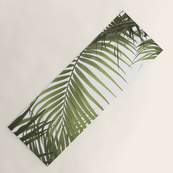 Palm Leaves Photo 01 Yoga Mat Gallery Image 1