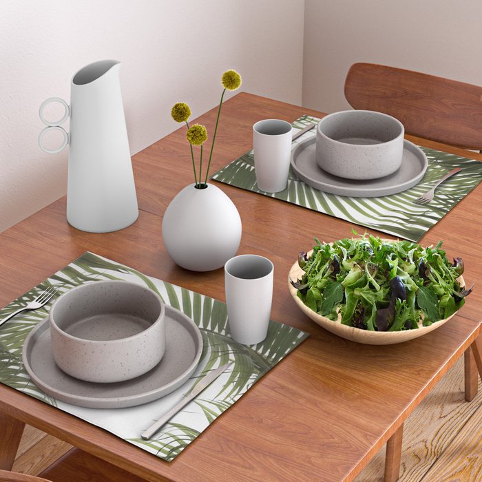 Palm Leaves Photo 01 Placemat Gallery Image 2