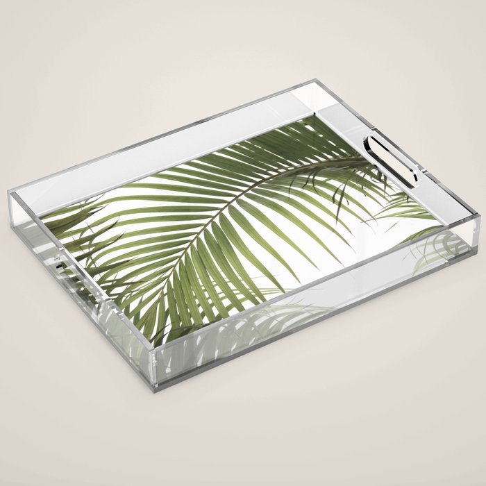 Palm Leaves Photo 01 Acrylic Tray Gallery Image 1