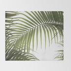 Palm Leaves Photo 01 Throw Blanket Gallery Image 2