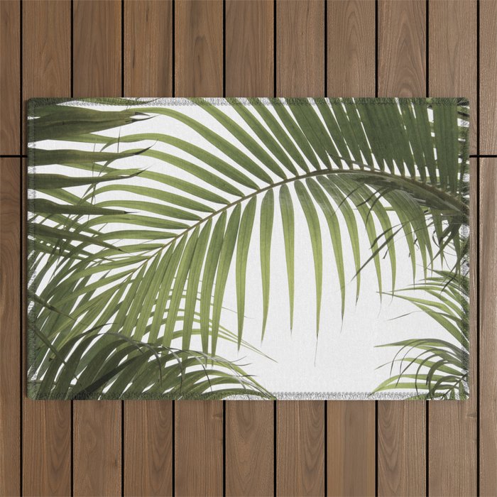 Palm Leaves Photo 01 Outdoor Rug Gallery Image 1