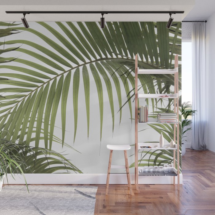 Palm Leaves Photo 01 Wall Mural Gallery Image 1