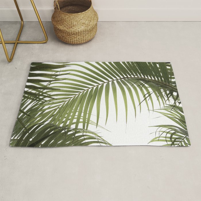 Palm Leaves Photo 01 Rug Gallery Image 1