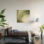 Palm Leaves Photo 01 Wood Wall Art Gallery Image 2