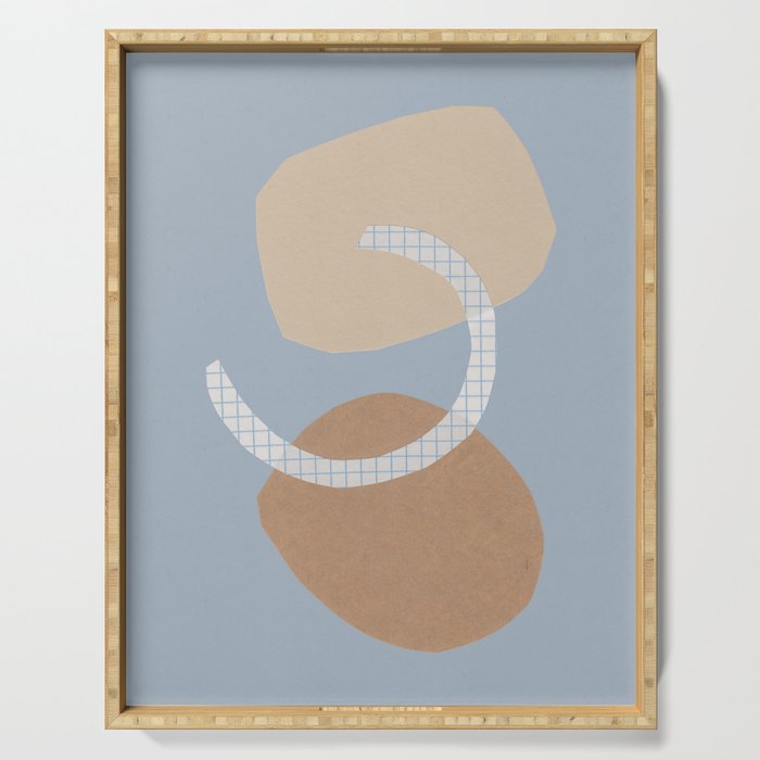 Three Shapes #2 Serving Tray Gallery Image 1