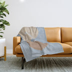 Three Shapes #2 Throw Blanket Gallery Image 1