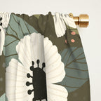Flower Blossoms and Leaves Window Curtain Gallery Image 2
